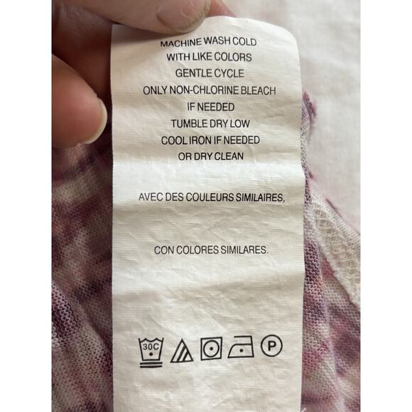 Gap Women’s Maternity Size S Lightweight Tank Top Pink Southwestern Aztec Boho - Picture 8 of 11